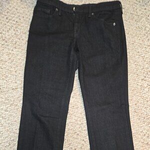 Mossimo Denim Mid-Rise Straight jeans black size 8/29R